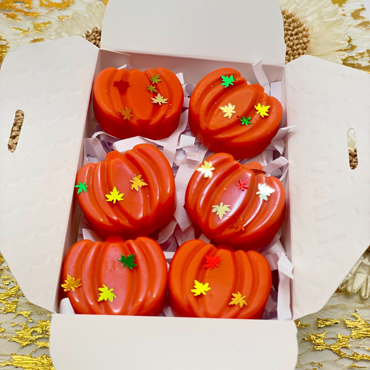 Handmade Soy Pumpkin shape Wax Melts
