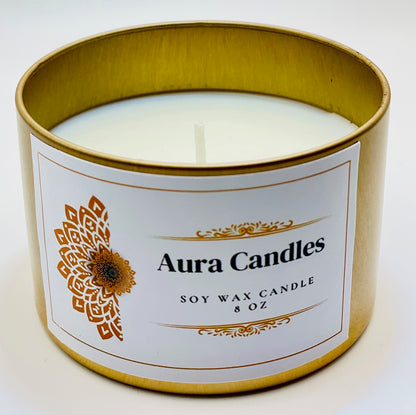 Hand-Poured Soy Wax Scented Candle   Multi-Scent Options
